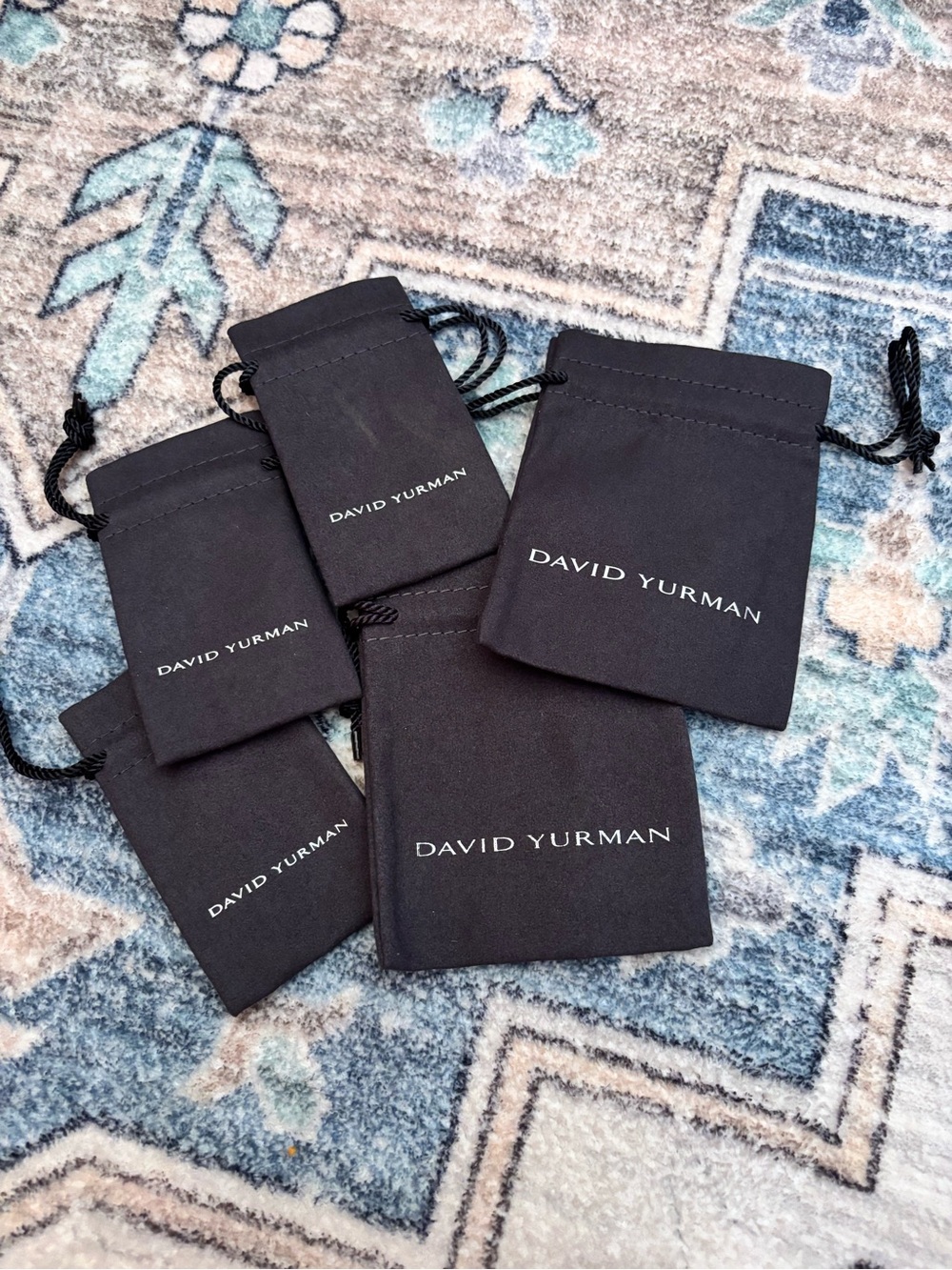 (5) 💯 Authentic David Yurman  Jewelry Pouches